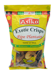 Asiko Ripe Slightly Salted Plantain Crisps