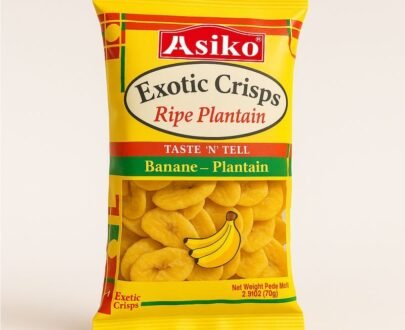 Asiko Plantain Chips Slightly Salted