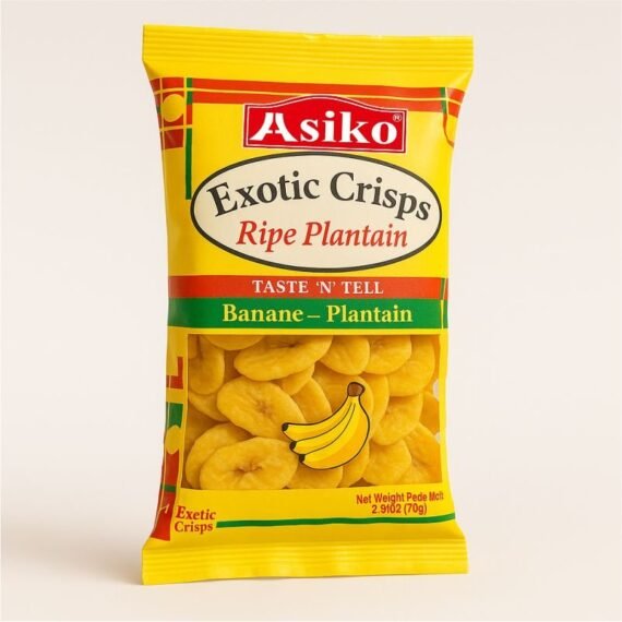 Asiko Plantain Chips Slightly Salted