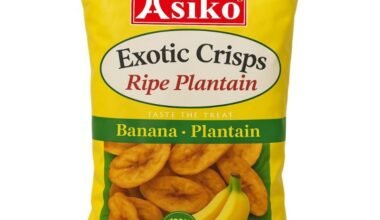 Asiko Plantain Chips Sweet Unsalted