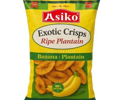 Asiko Plantain Chips Sweet Unsalted